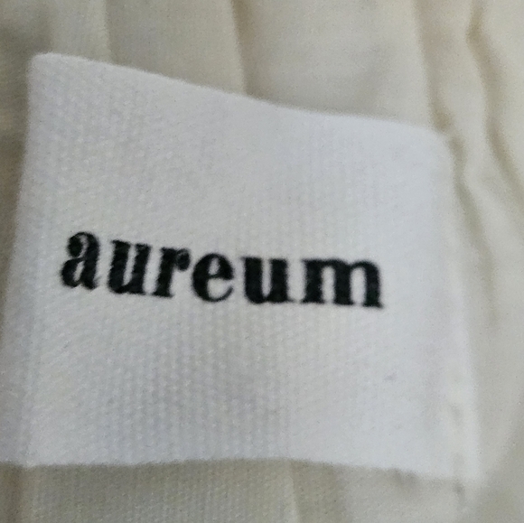 AUREUM Patchwork Embroidered Midi Dress In Cream Multi In Green - Picture 3 of 6